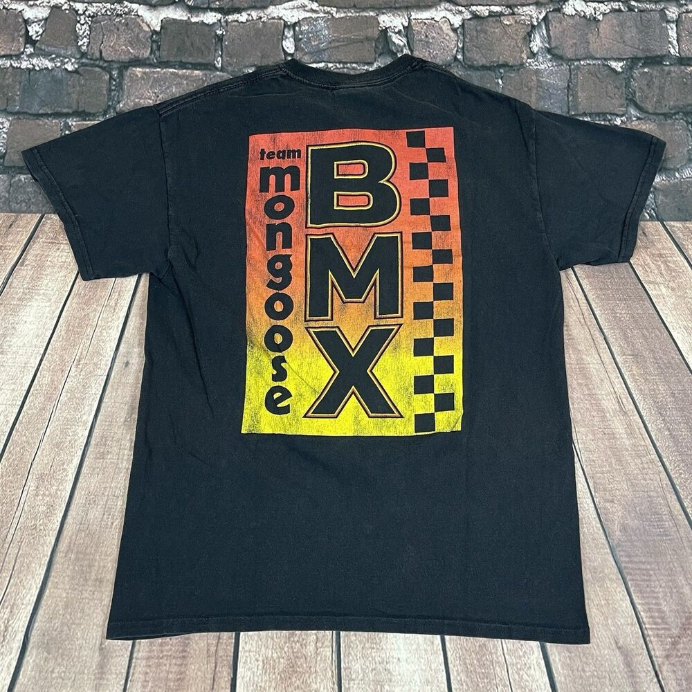 Team Mongoose BMX Graphic Biking T-Shirt Size Small
